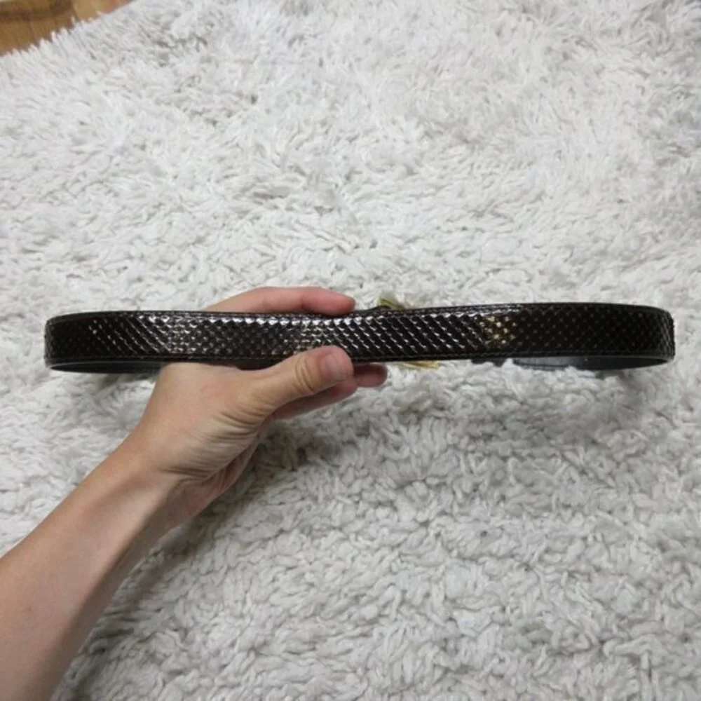 Carlisle genuine snake belt vintage‎
